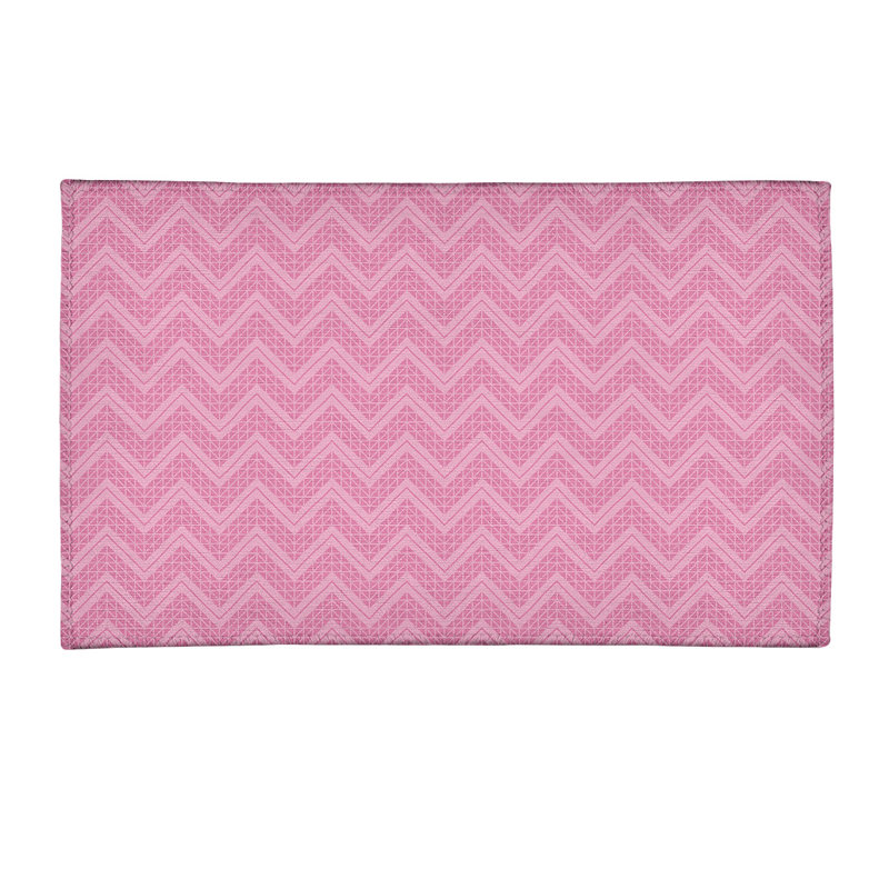 Chenille Chevron Indoor Rug, Rectangle 2' x 3'