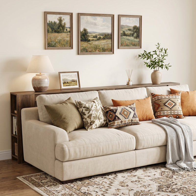 94.5-Inch Behind Couch Sofa Table