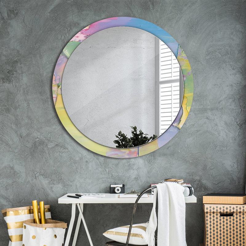 Huldar Glass Flat Wall Mirror