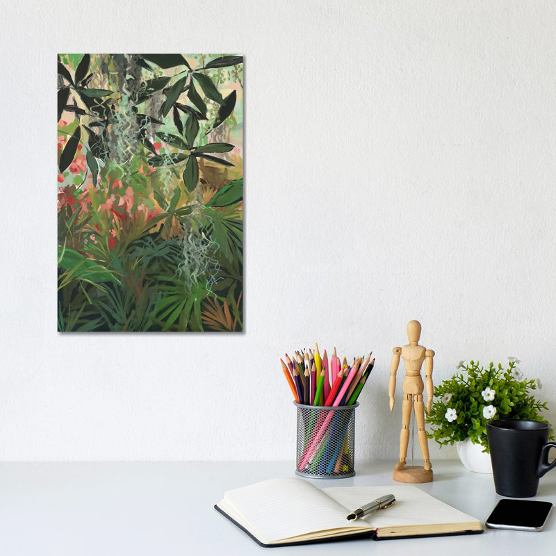 Jungle by Jenny Westenhofer - Gallery-Wrapped Canvas Giclée on Canvas, 20.32 cm H x 30.48 cm W, Wrapped Canvas