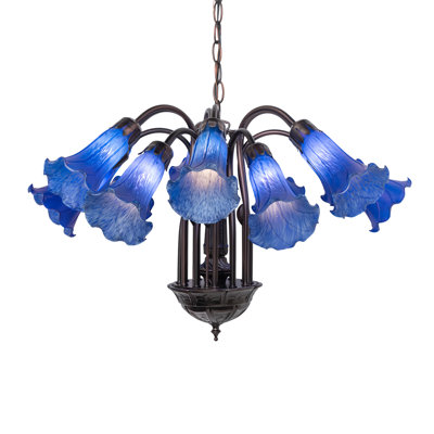 Tiffany 12 - Light Chandelier