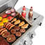 Barbecue au propane en acier inoxydable 4 + 2 avec plaque de cuisson Monument 24367