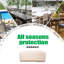 Housse de table rectangulaire d'extérieur imperméable de qualité supérieure: dernier tissu anti-déchirure, garantie de 3 ans-98366236-98366231