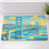 Bleu moyen / jaune clair