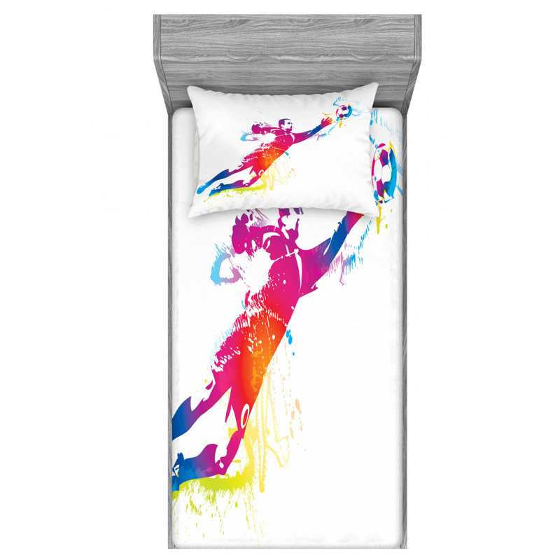 Microfiber Sheet Set, Twin Sheet Set with Fitted Sheet