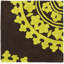 Tapis floral en laine et viscose touffetés à la main Steve-1050919644