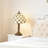 Tiffany Stlye Stained Glass Table Lamp With 1-Warm Light, E26 Base