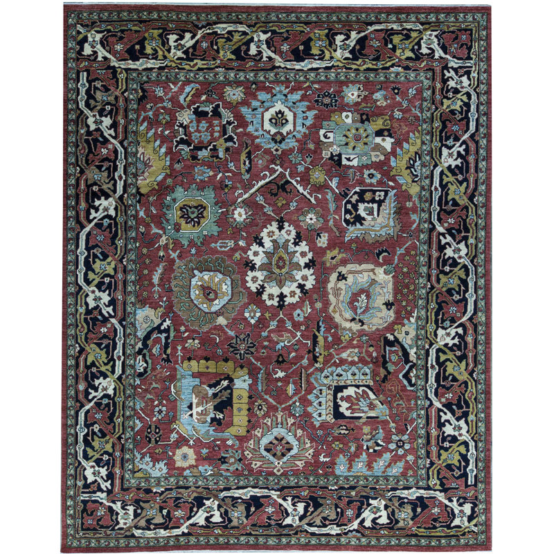 Sultanabad Wool Oriental Area Rug, Rectangle 12'1" x 14'7"