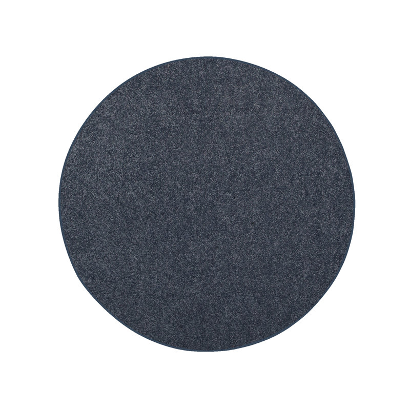 Modern Plush Pet and Kids Friendly Solid Color Petrol Blue Area Rugs, Stain & Fade Resistance, Perfect for Living Room, Dining Room, Bedroom, Playroom and Kidsroom, Event, Wedding, Amberlynne Binded Rug