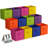 Sorbus 13-inch Storage Bins - Collapsible Fabric Storage Cubes with Handles, 12 Pack - Bright Rainbow-378596870-378596869