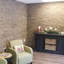 Panneaux muraux plats en fausse pierre non cotés District View d'intérieur et d'extérieur (largeur et longueur aléatoires, 14,25 pieds carrés par boîte)-50624098
