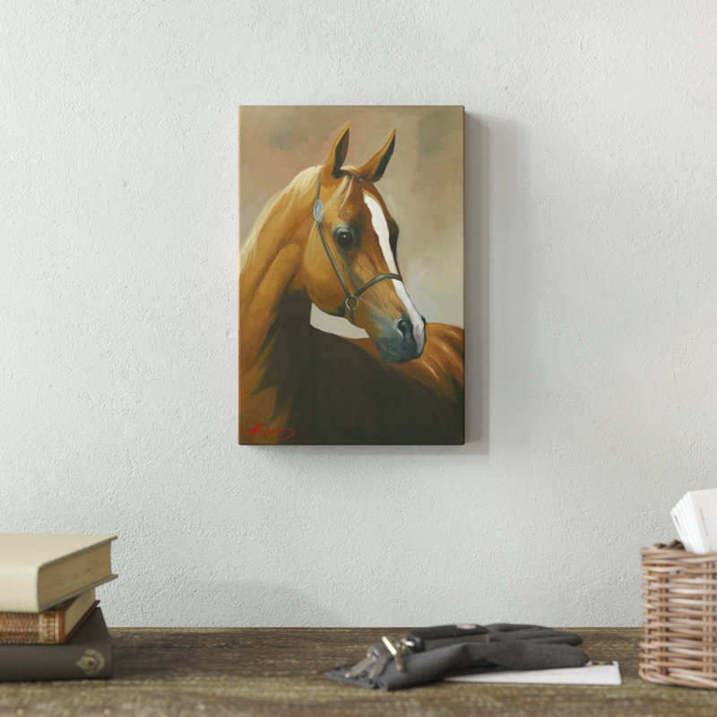 Chestnut by Hussein Al Shikaki - Painting Print, 30cm H x 20cm W, Wrapped Canvas