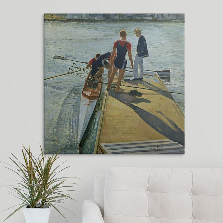 «Micco Evening Procure, Henley, 1999-2000» par Timothy Easton, reproduction d'art, H 32 po x l 32 po x P 1 po, Cadre blanc