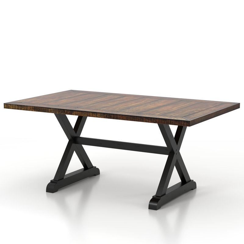 Jahque Solid Wood Base Dining Table