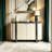 Modern Luxe Marble Top Storage Sideboard