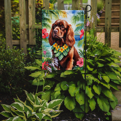Drapeau de jardin en polyester double face H 15,5 po x l 11,25 po
