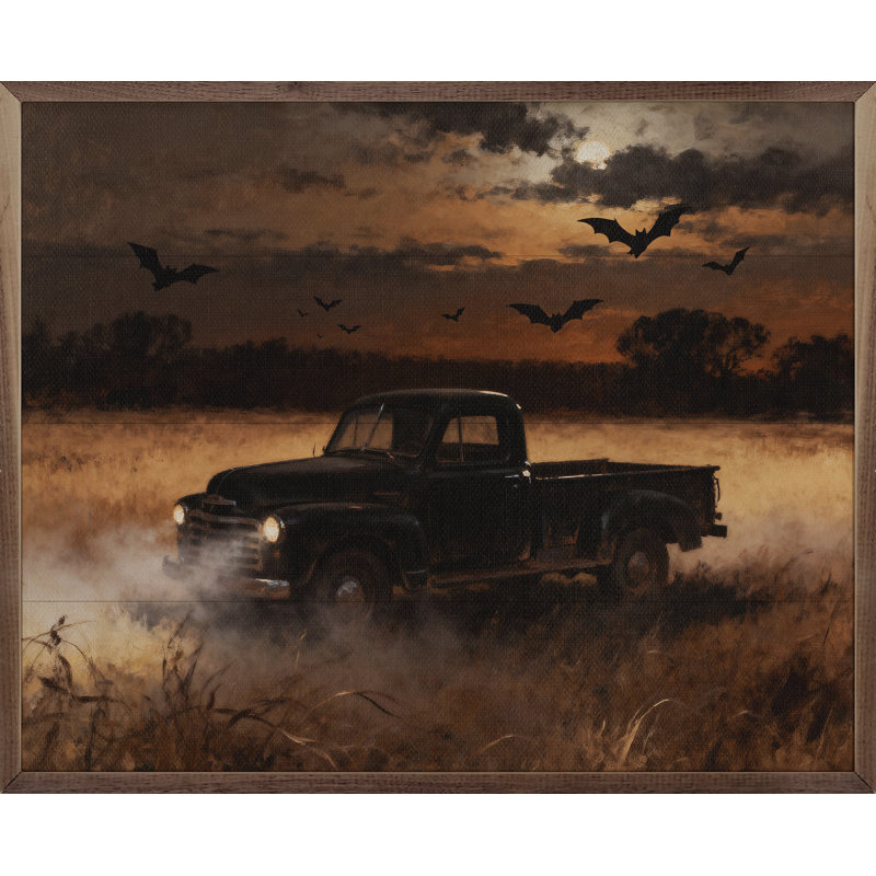 Truck At Night, H 32 po x l 40 po