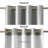Shiny Textured Blackout  Thermal Insulated Curtains With Coating (Set Of 2)-124547770-124547760