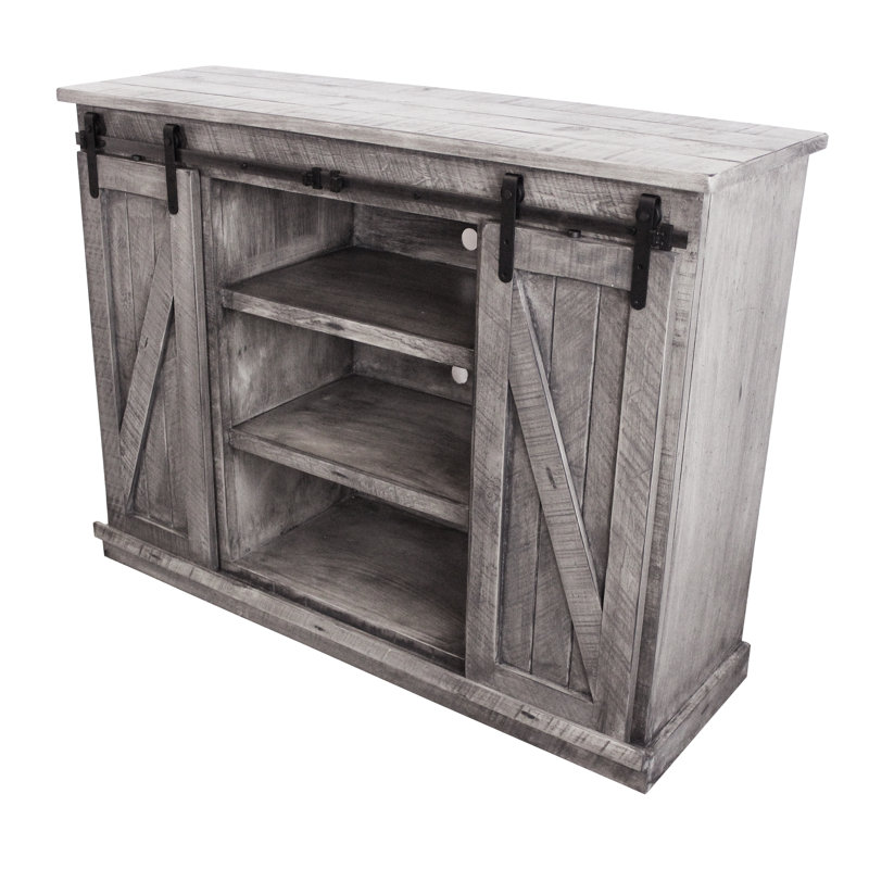 Kassandra Unfinished TV Stand for TVs up to 60", Green