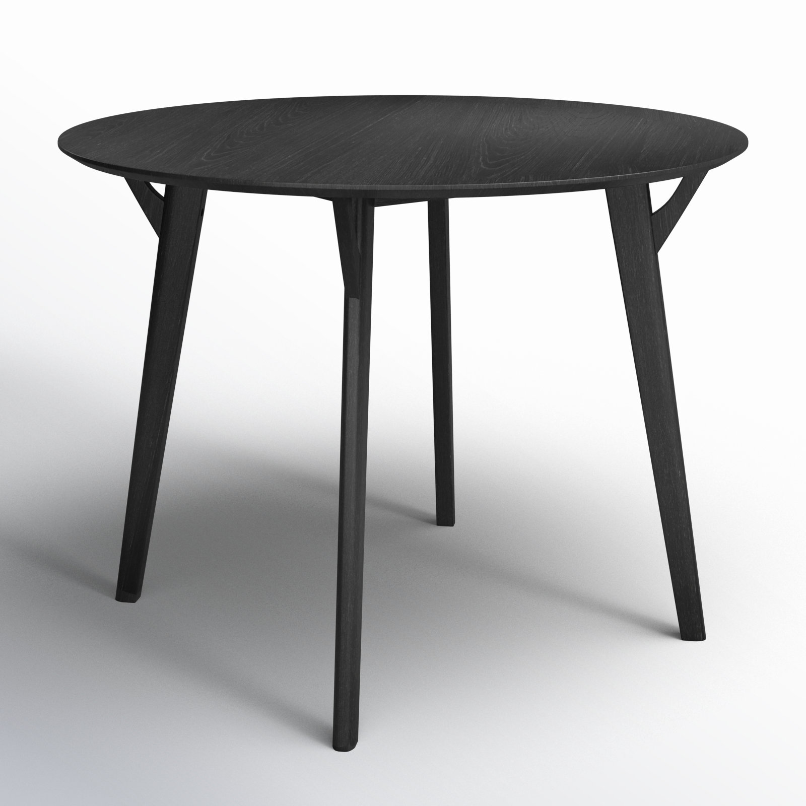 Evanston 42" Dining Table, Black