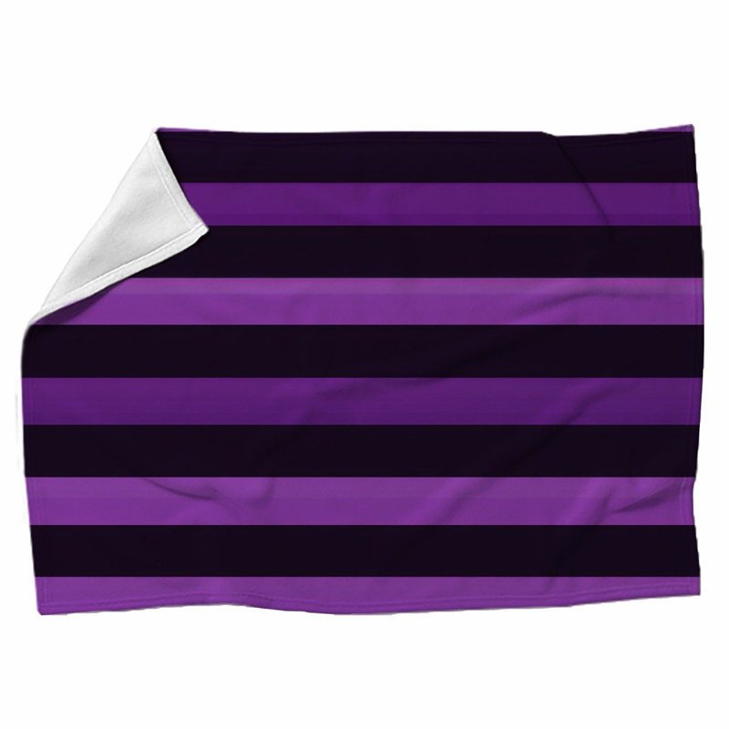 Machine Printed Throw Blanket, 51" W x 60" L