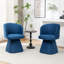 Chaise rembourrée pivotante en velours Dantzler-1966709623