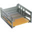 Plateau lettre, charge avant, 10-1/2 po x12-1/2 po x2-7/8 po, fumée/noir-4993051