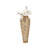 Laynette Handcrafted Aluminum Vase with Cutout Design-1580708342