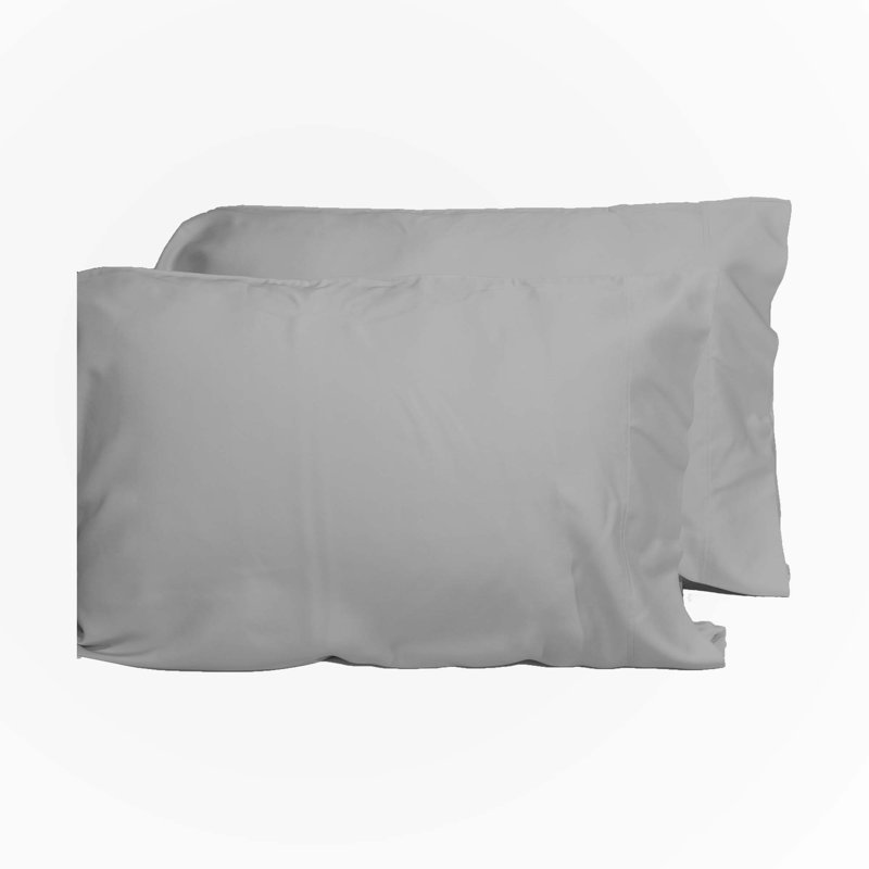Sheet Set, Silver/Gray, King Sheet Set w/ 1 Fitted Sheet, 2 Pillowcases
