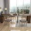 Table de salle à manger extensible moderne multifonctionnelle avec prise de courant, table extensible peu encombrante avec rangement pour les fêtes, les mariages, les réunions et les célébrations-688392902-688392903
