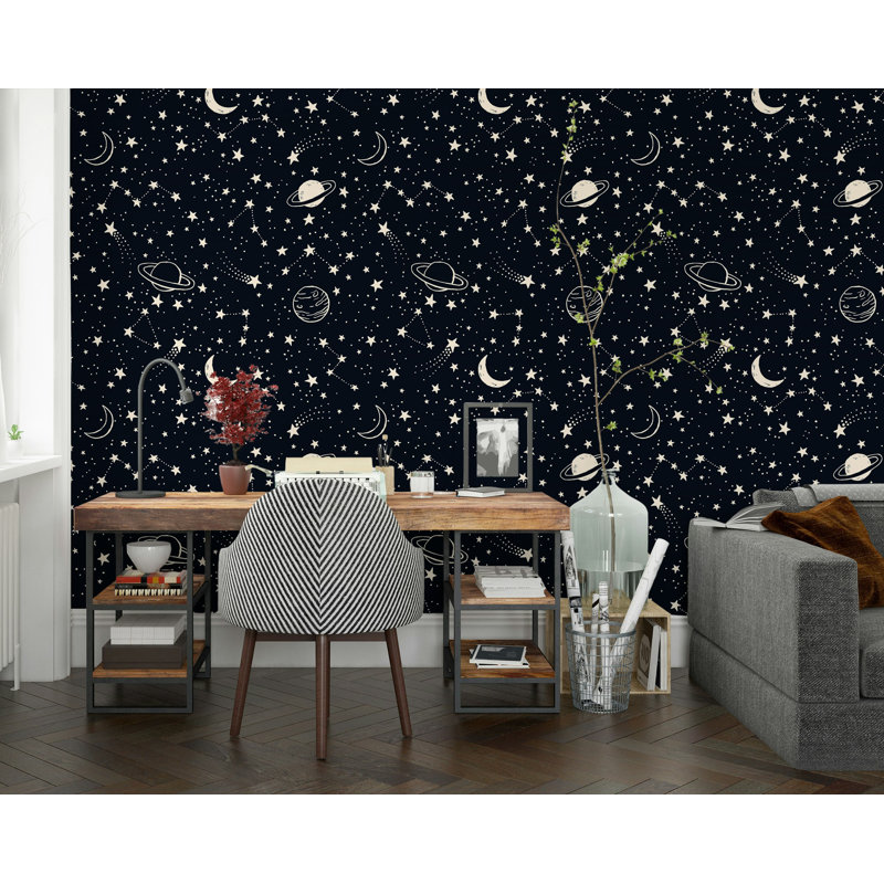 Papier peint amovible Constellations and Stars Astronomical Space Planets Comets, L 48,96 po x L 75 po