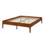 Base de lit contemporaine à profil bas avec base de lattes durable et installation sans outil-543519758
