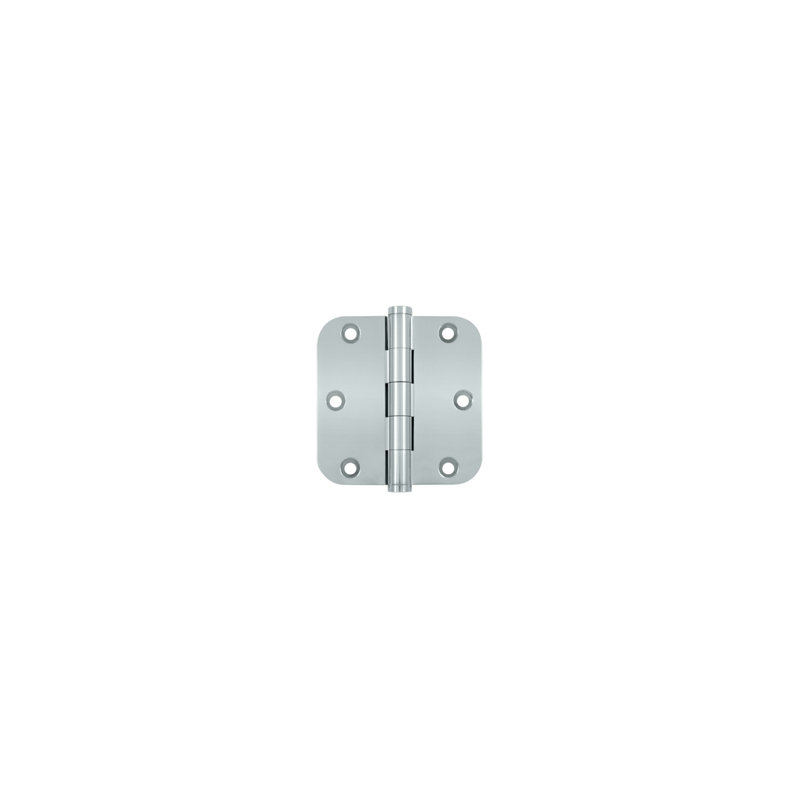 Butt Bearing Hinge, Polished Chrome