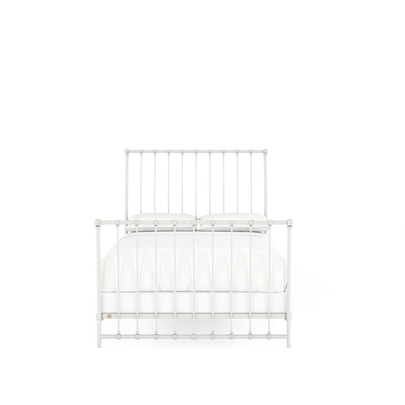 142 Altro Bed | Complete Sleigh, Gloss White, Queen
