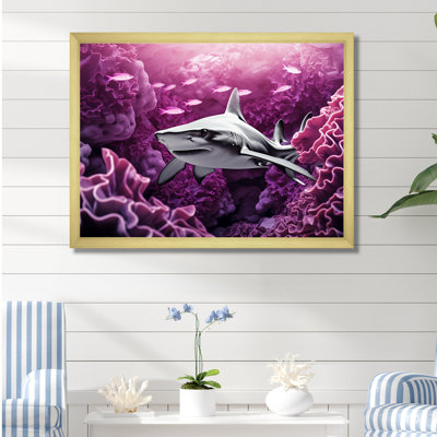 " Hammerhead Purple Sharks I "