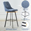 Tabouret de comptoir pivotant 43,31 po Avianah-600170971
