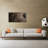 Nyair 111.8'' Square Arms  Compliant Sofa，Solid Wood Frame Couch