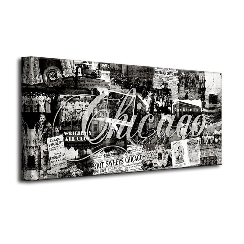 « chicago », impression sur toile