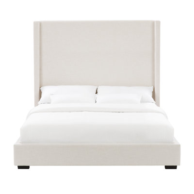 Hampton 62" Tall Headboard Upholstered Bed, Queen