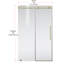 Porte de douche coulissante simple sans cadre de 47 à 48 po x H 76 po-85752667