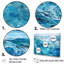 «Azure Water Dreams I - Abstract Impressionism», reproduction d'art-107738605-107738606