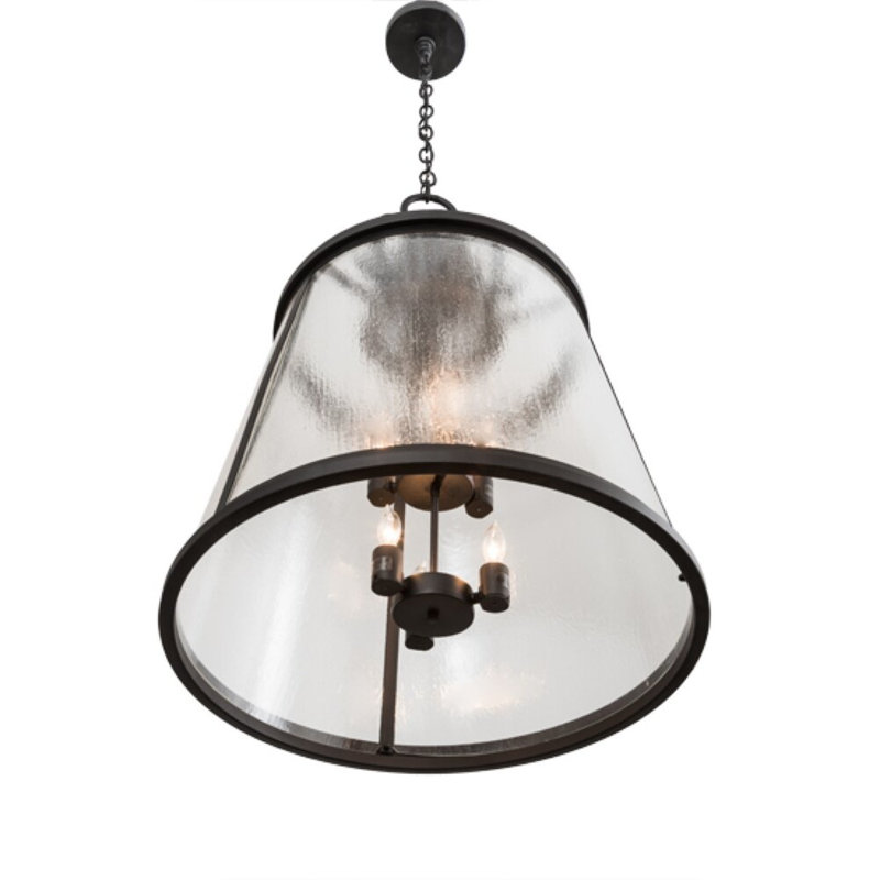 Luminaire suspendu en fer forgé à 6 lumières Limones