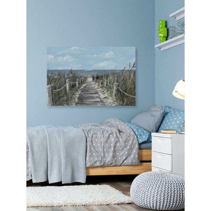 «My Favorite Path» par Eyre Tarney - peinture sur toile tendue, H 40 po x l 60 po x P 1,5 po