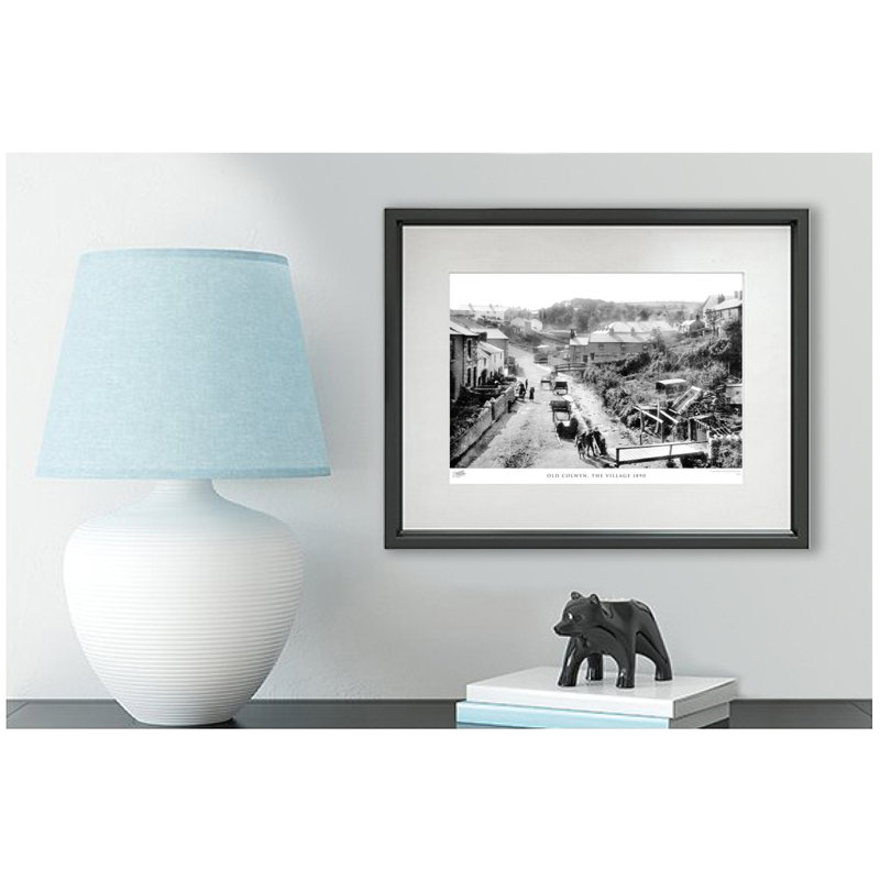 Old Colwyn, The Village 1890 by Francis Frith - Single Picture Frame Print, 60cm H x 80cm W x 2.3cm D