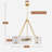 Wellington 6-Light Dimmable Drum Chandelier
