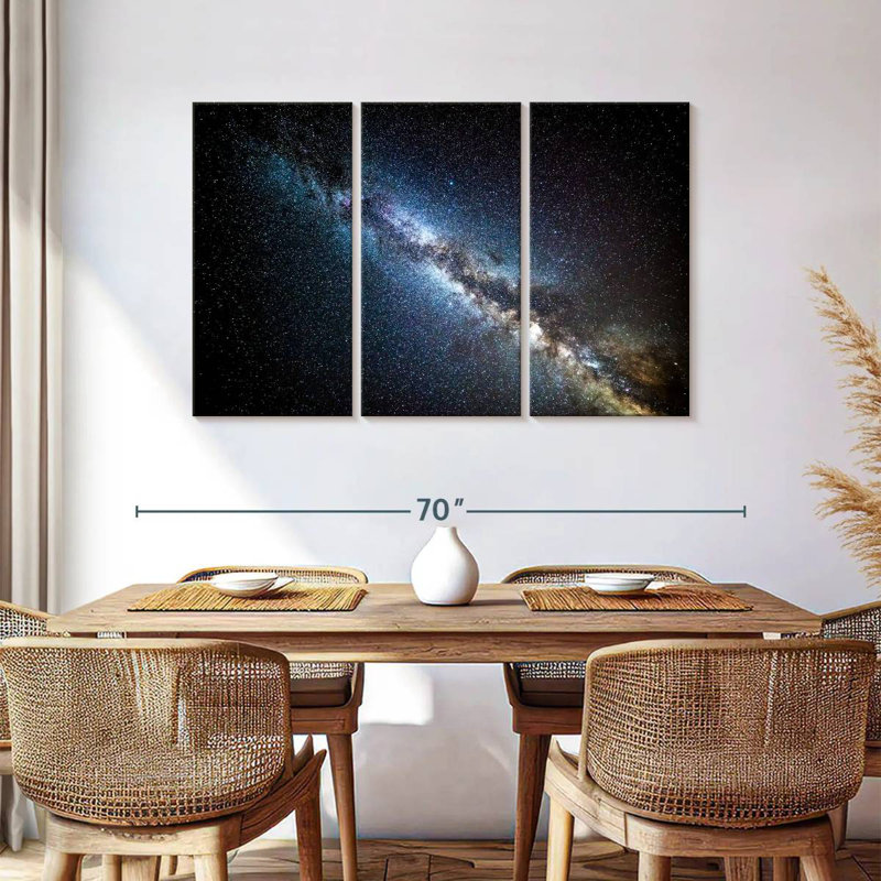Oberle Voie Lactée dans l'espace, H 36 po x l 57 po