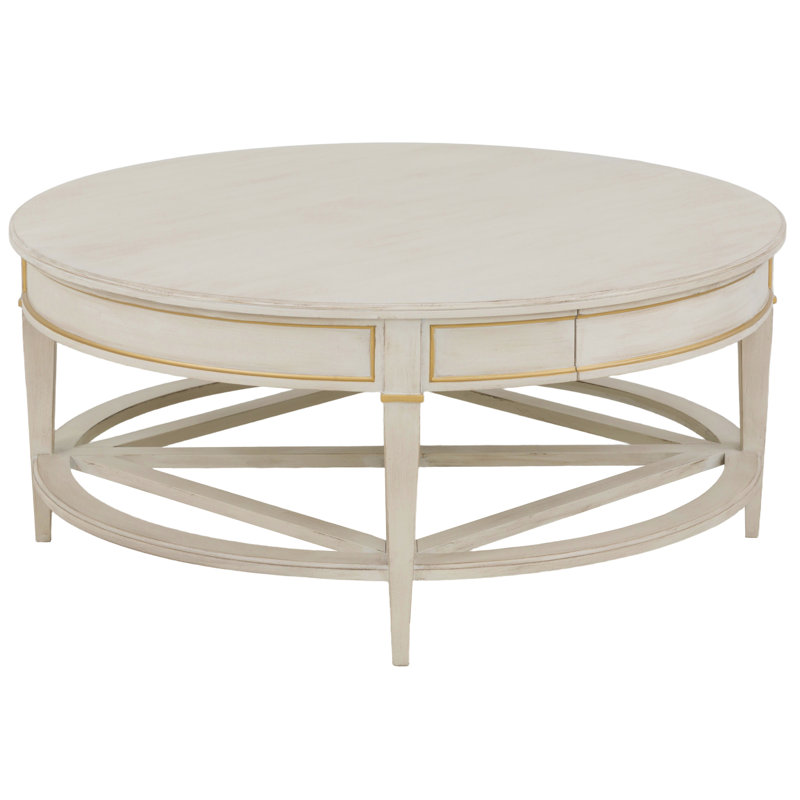 Matteo Cocktail Table, 18.75" H x 42" W x 42" D, Champagne Mist / Champange Mist