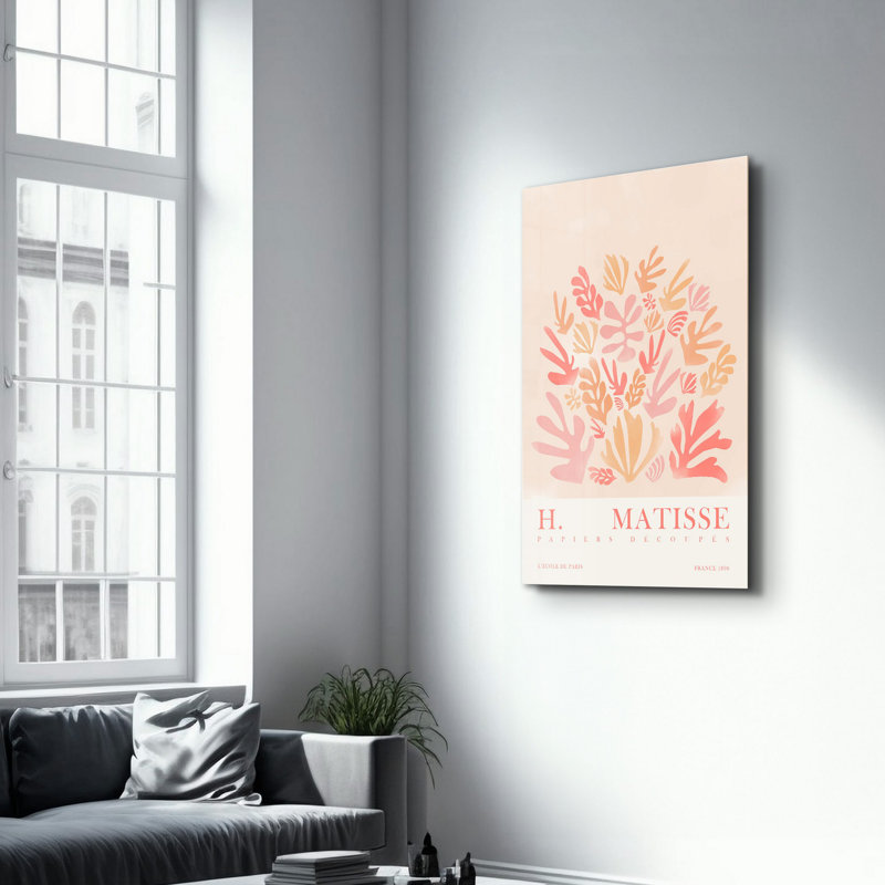 Peinture décorative en verre trempé