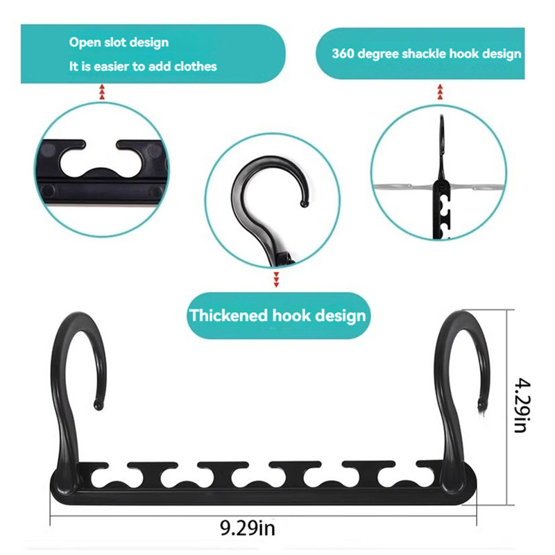 Cintre en plastique antidérapant Odbert pour robe / chandail / chandail, 5