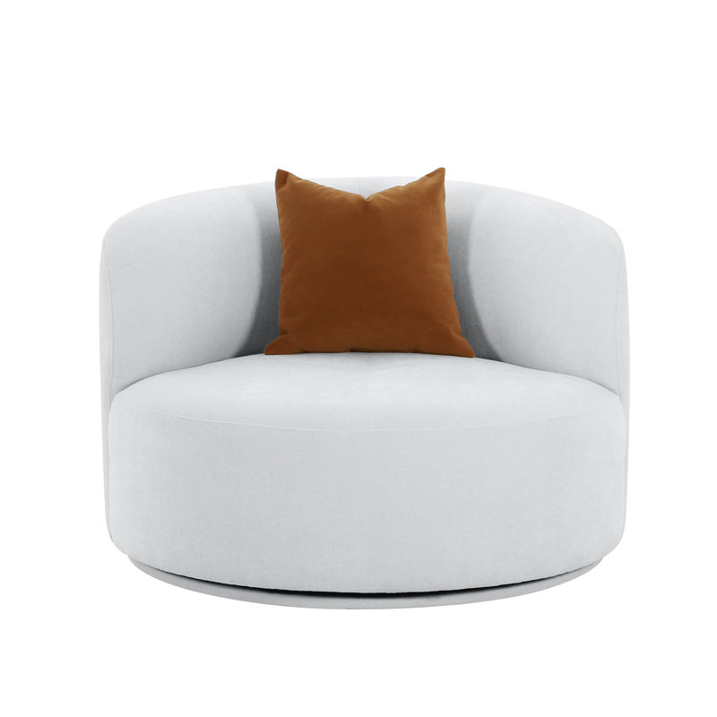 Upholstered Armchair, Grey Velcet